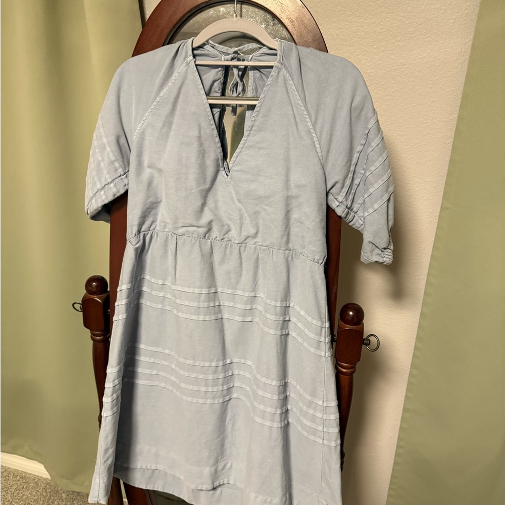 Free People Light Blue Midi Dress
